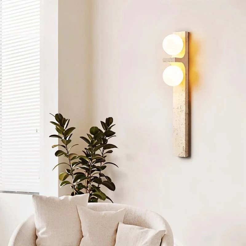 Aryil Travertine Wall Lamp - Image 5