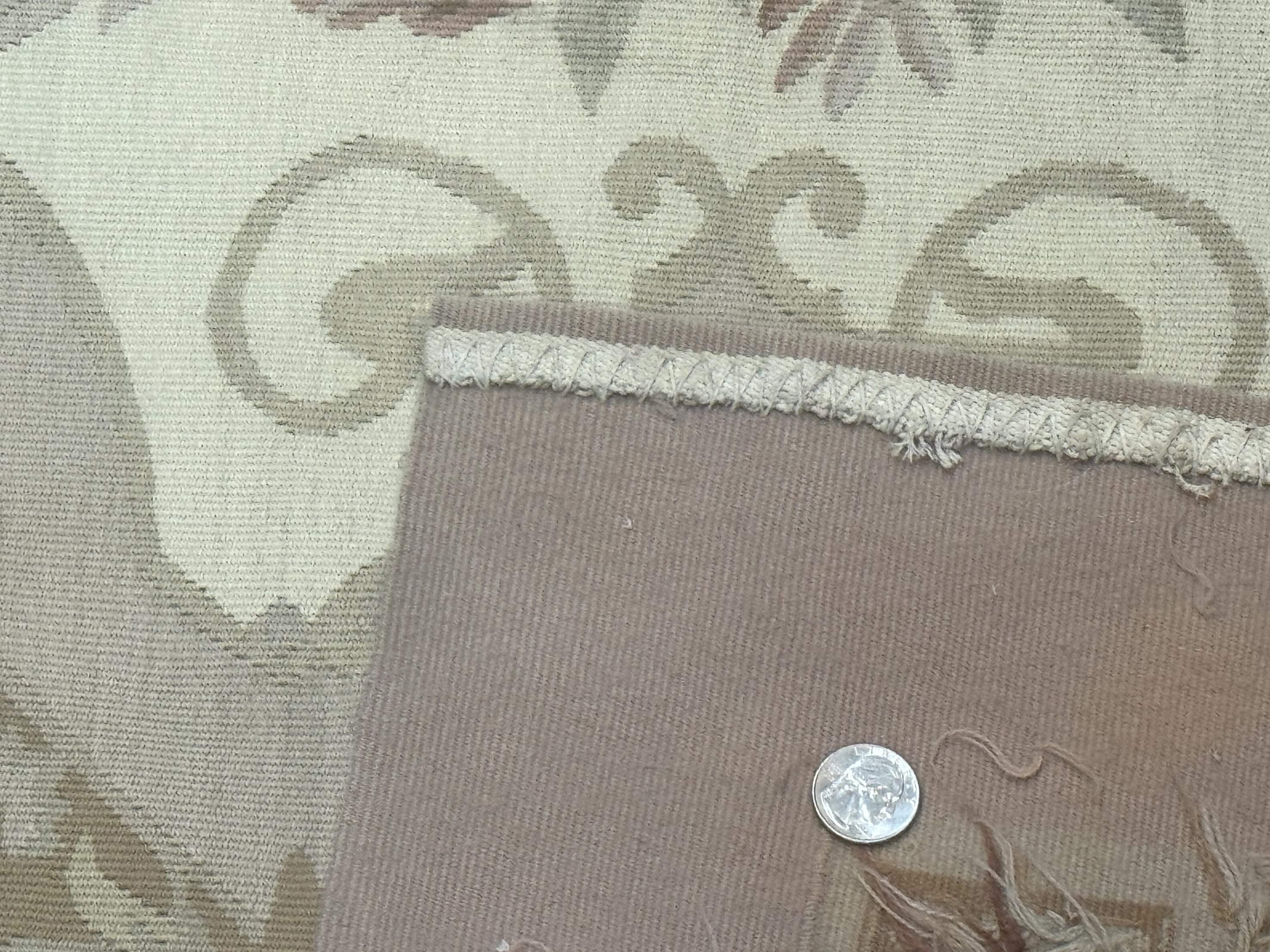 Aubusson Rug 6x9, Elegant, Flatweave, French European Design - Image 10