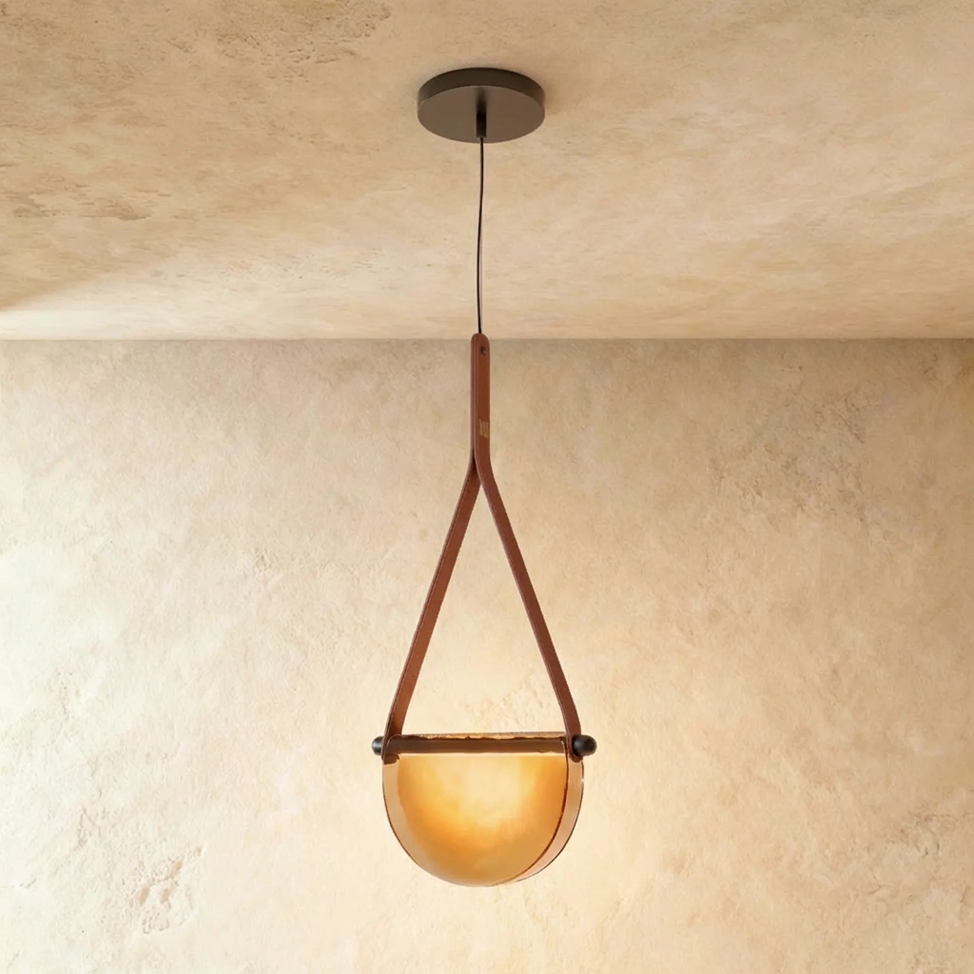 Avgi Leather Pendant Light - Image 6