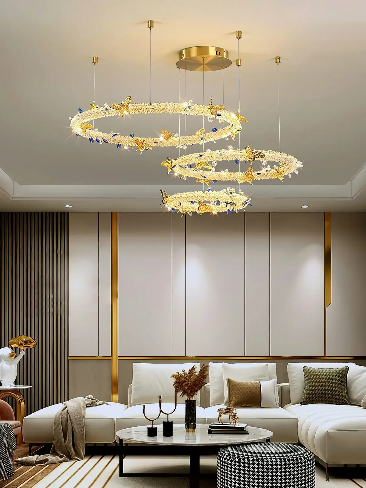 Azu Crystal Butterfly Chandelier - Image 11