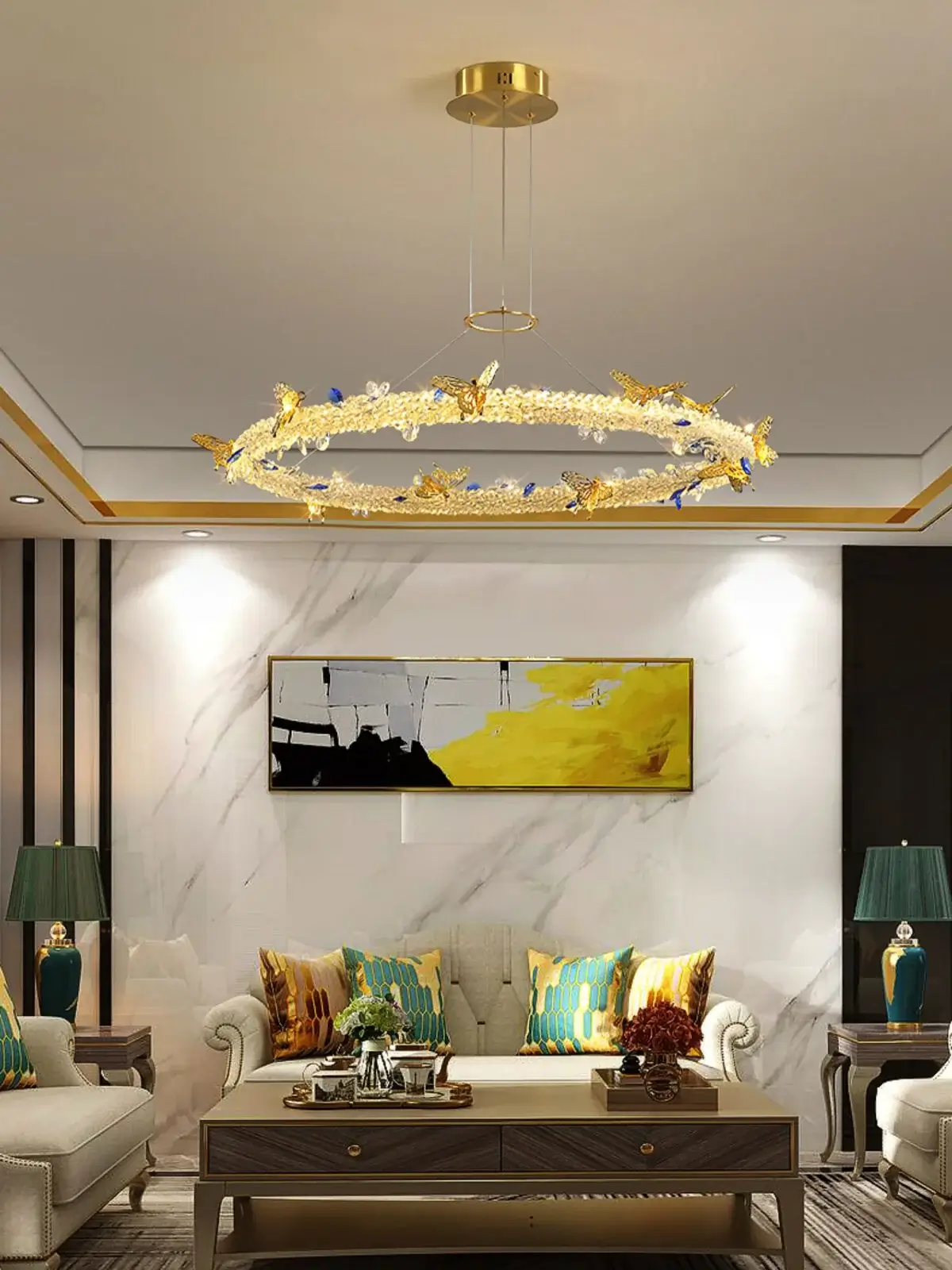 Azu Crystal Butterfly Chandelier - Image 13