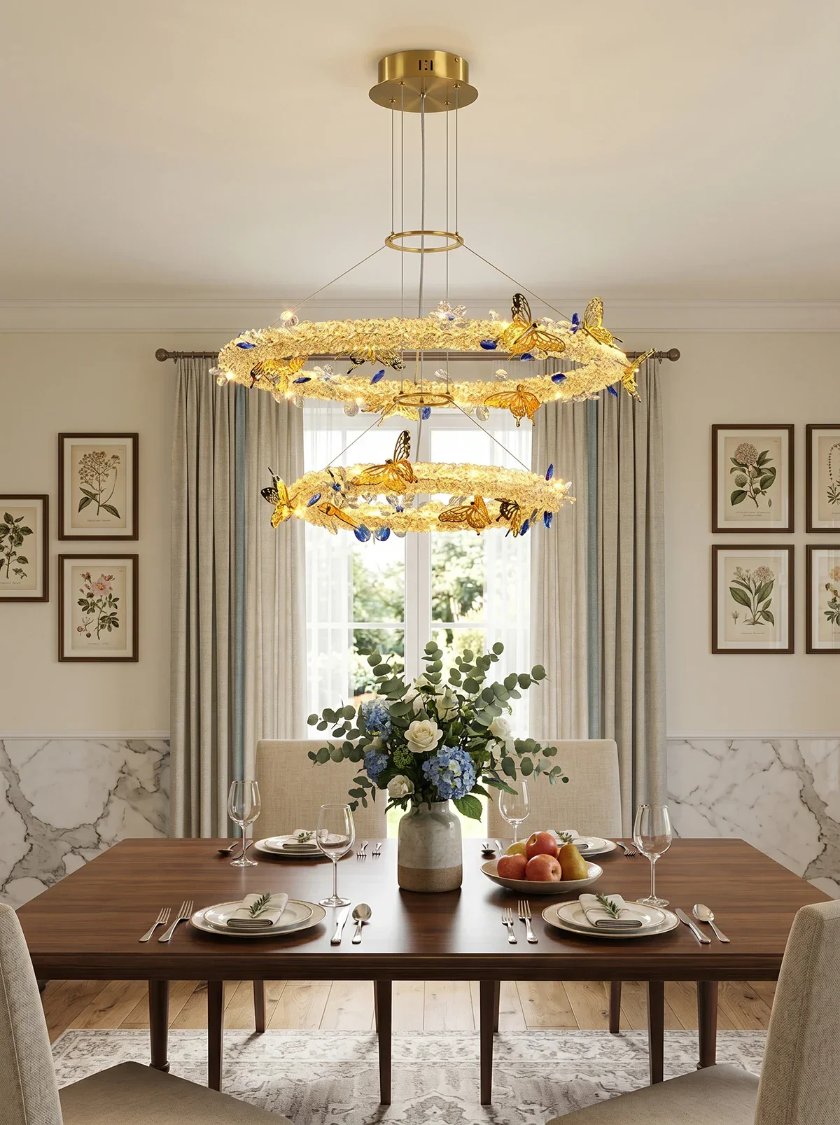 Azu Crystal Butterfly Chandelier - Image 6