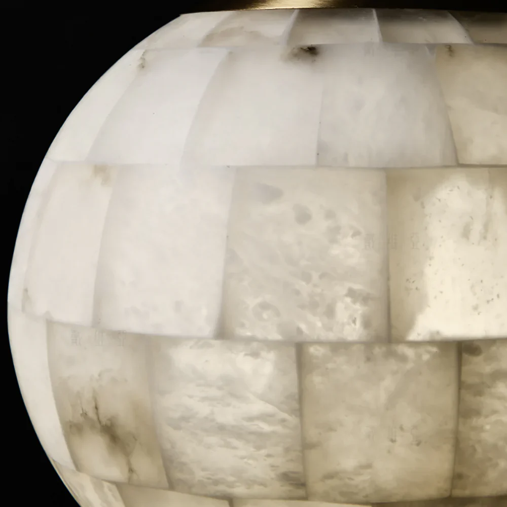 Ball Modern Alabaster Pendant Light - Image 16