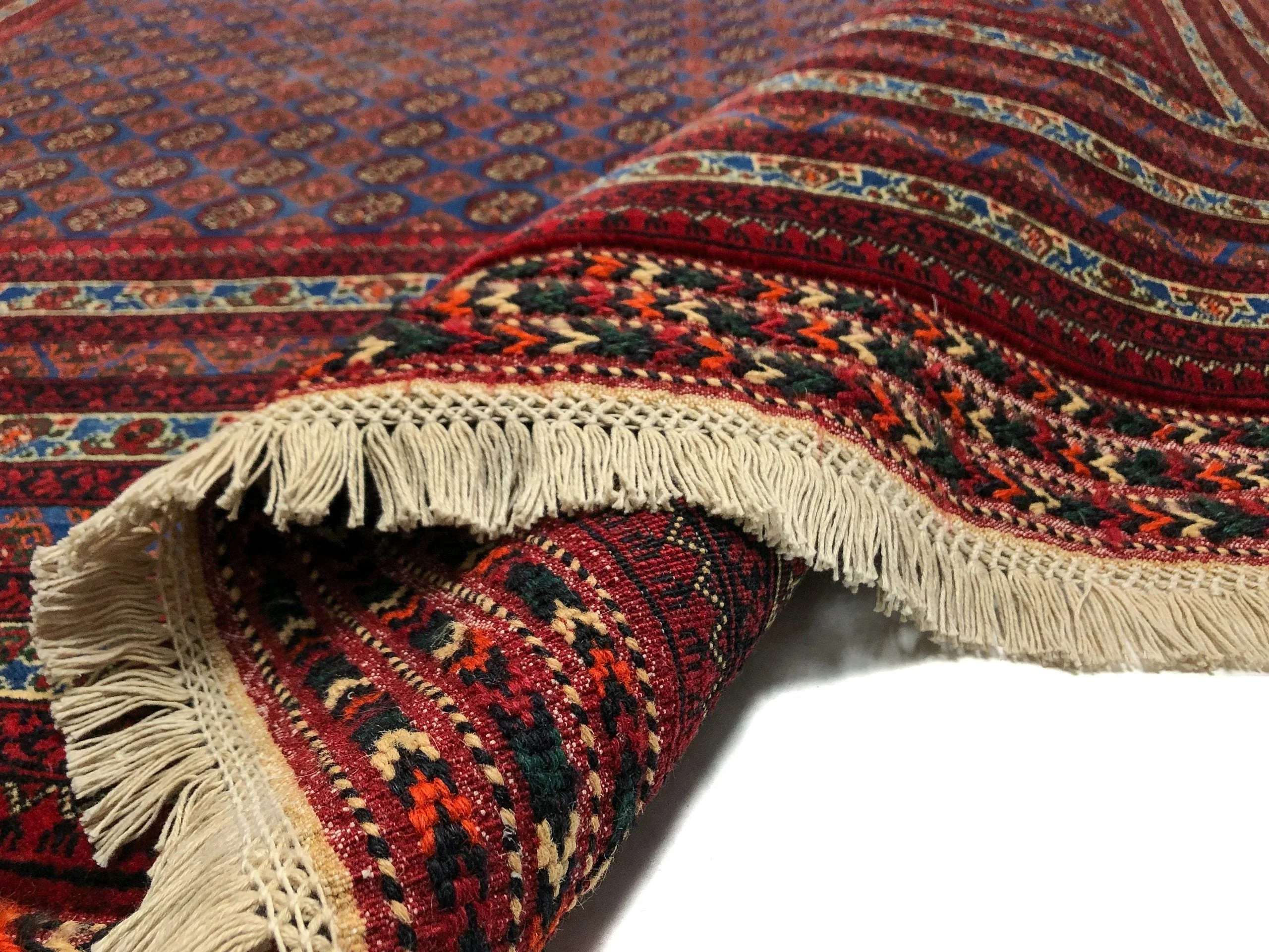 Balouch-Bokhara (6'06"x10'05") blue/dk.red - Image 7