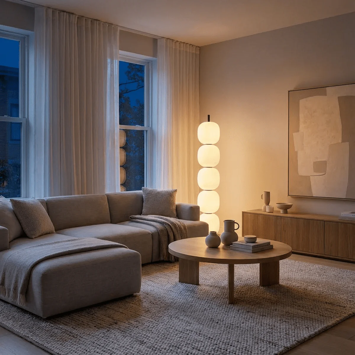 Beaded Floor Lamp - Image 4
