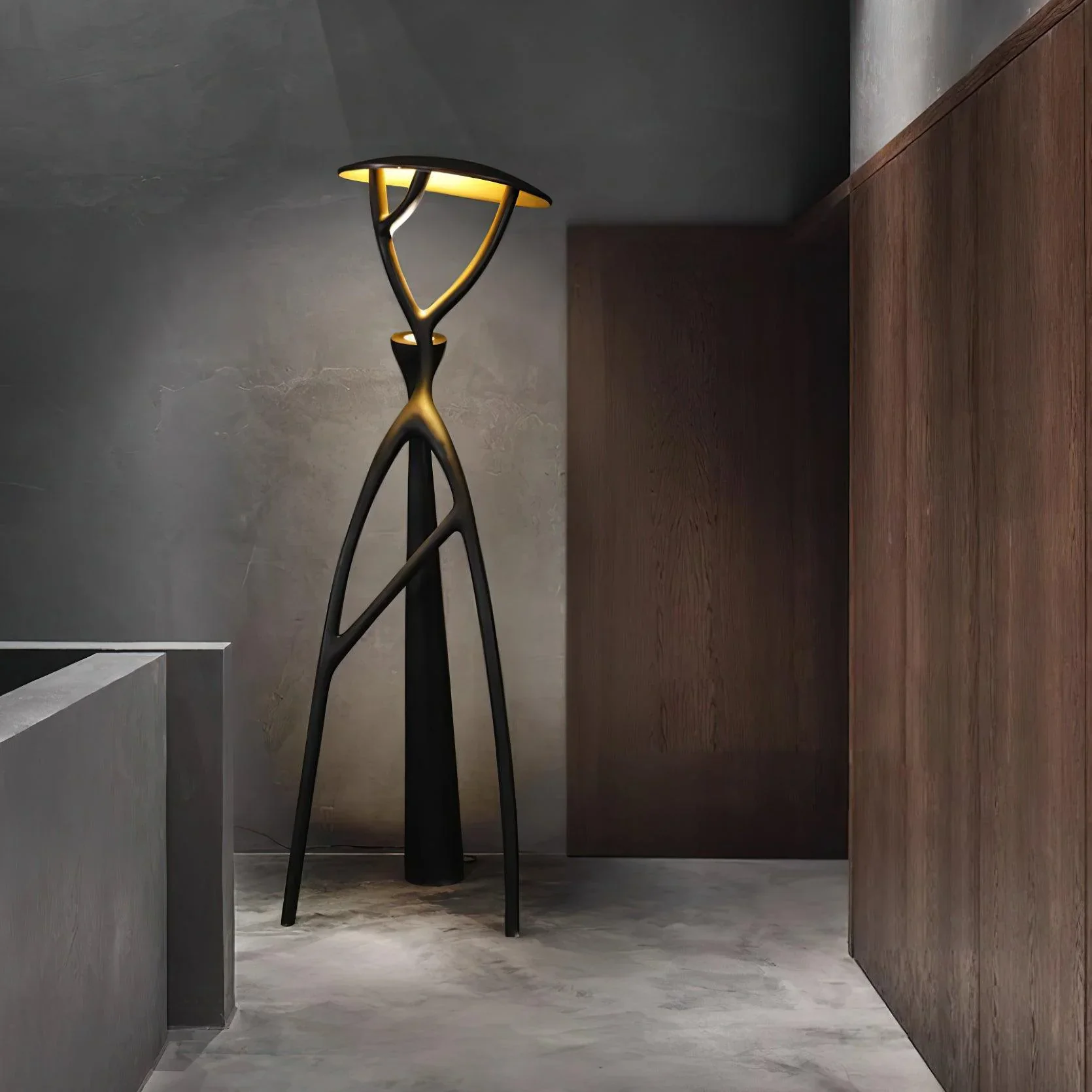 Blonski Black Statue Floor Lamp - Image 11