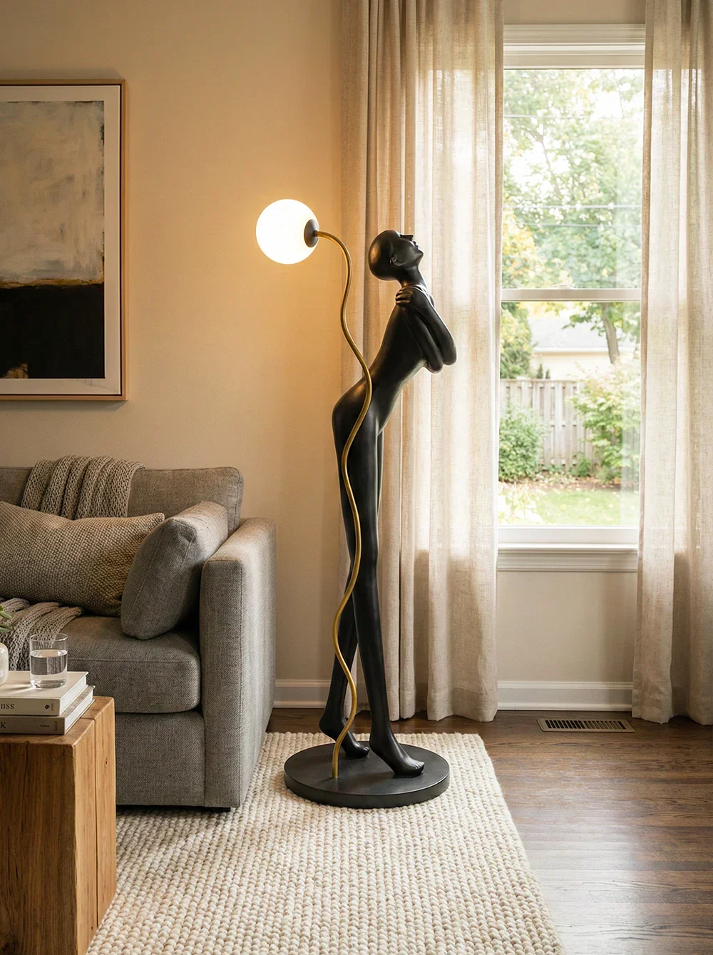 Body Art Venus Sculpture Floor Lamp - Image 2