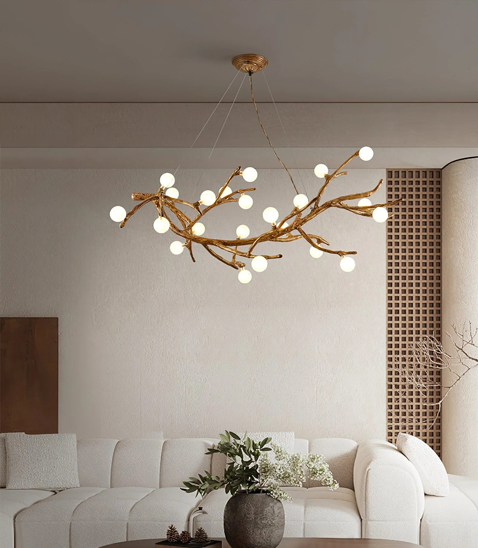 Boho Tree Branch Chandelier - Image 5