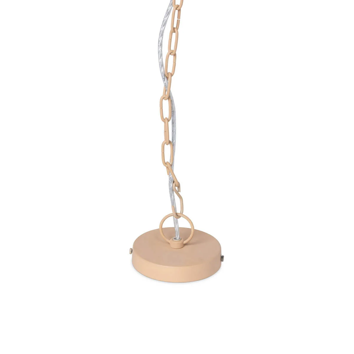Boho Wood Beaded Chandelier - Image 3