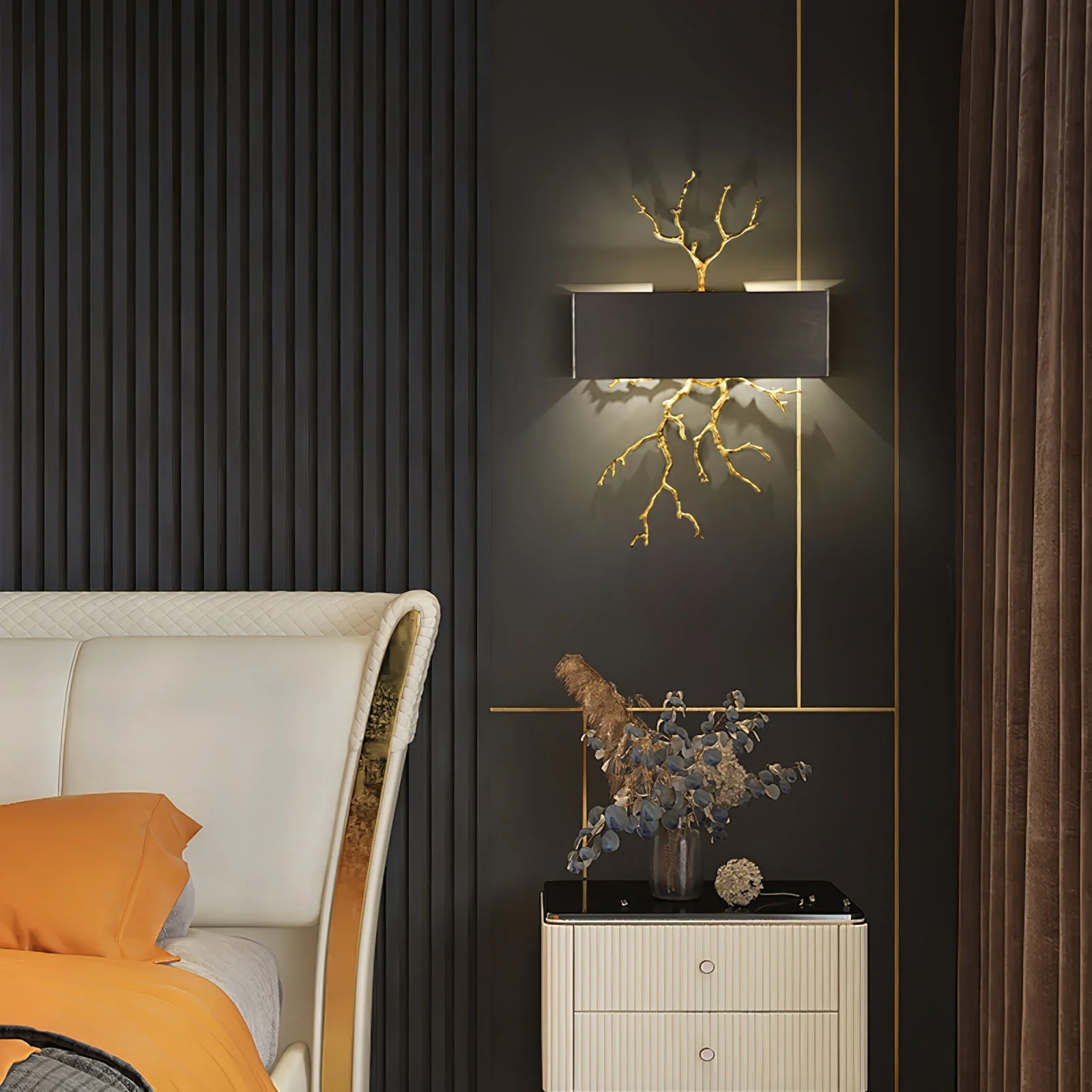 Brass Branch Wall Lamp - Image 10