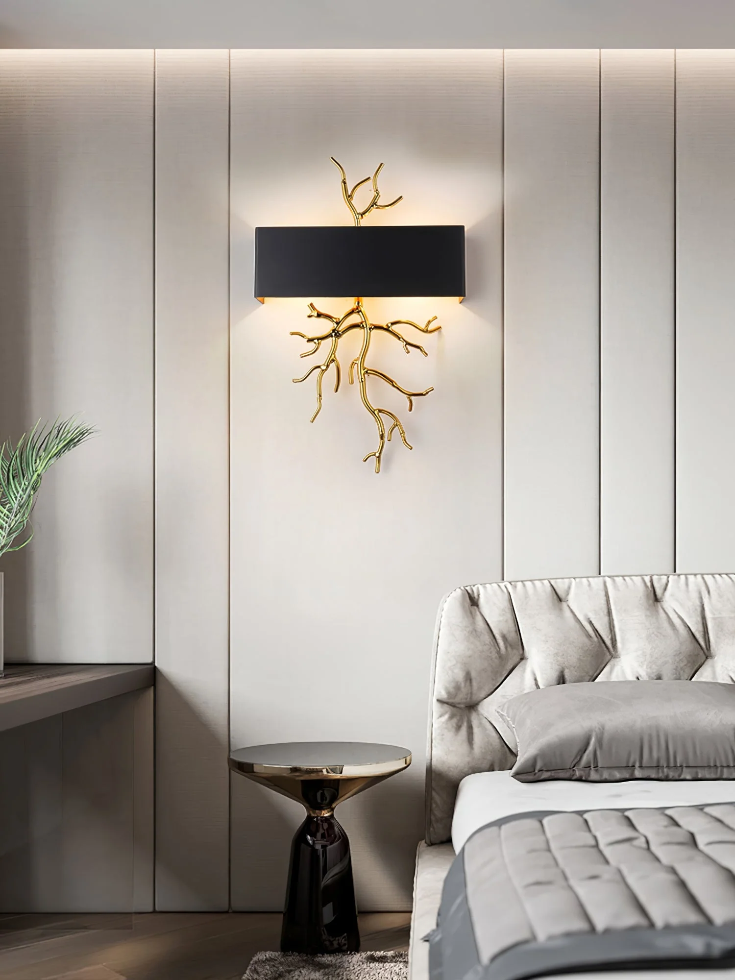 Brass Branch Wall Lamp - Image 12