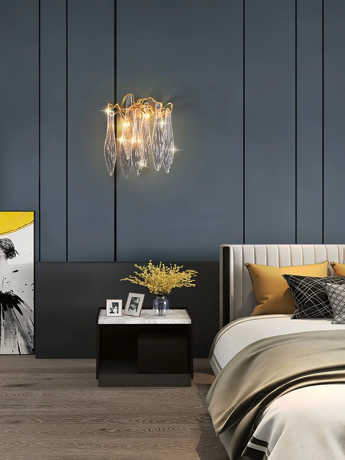 Waterfall Crystal Wall Lamp - Image 10