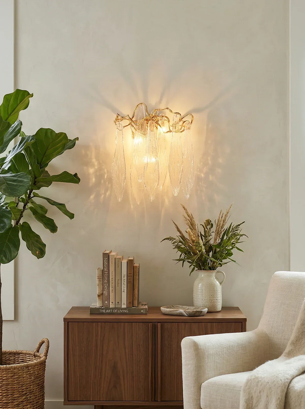 Waterfall Crystal Wall Lamp - Image 3