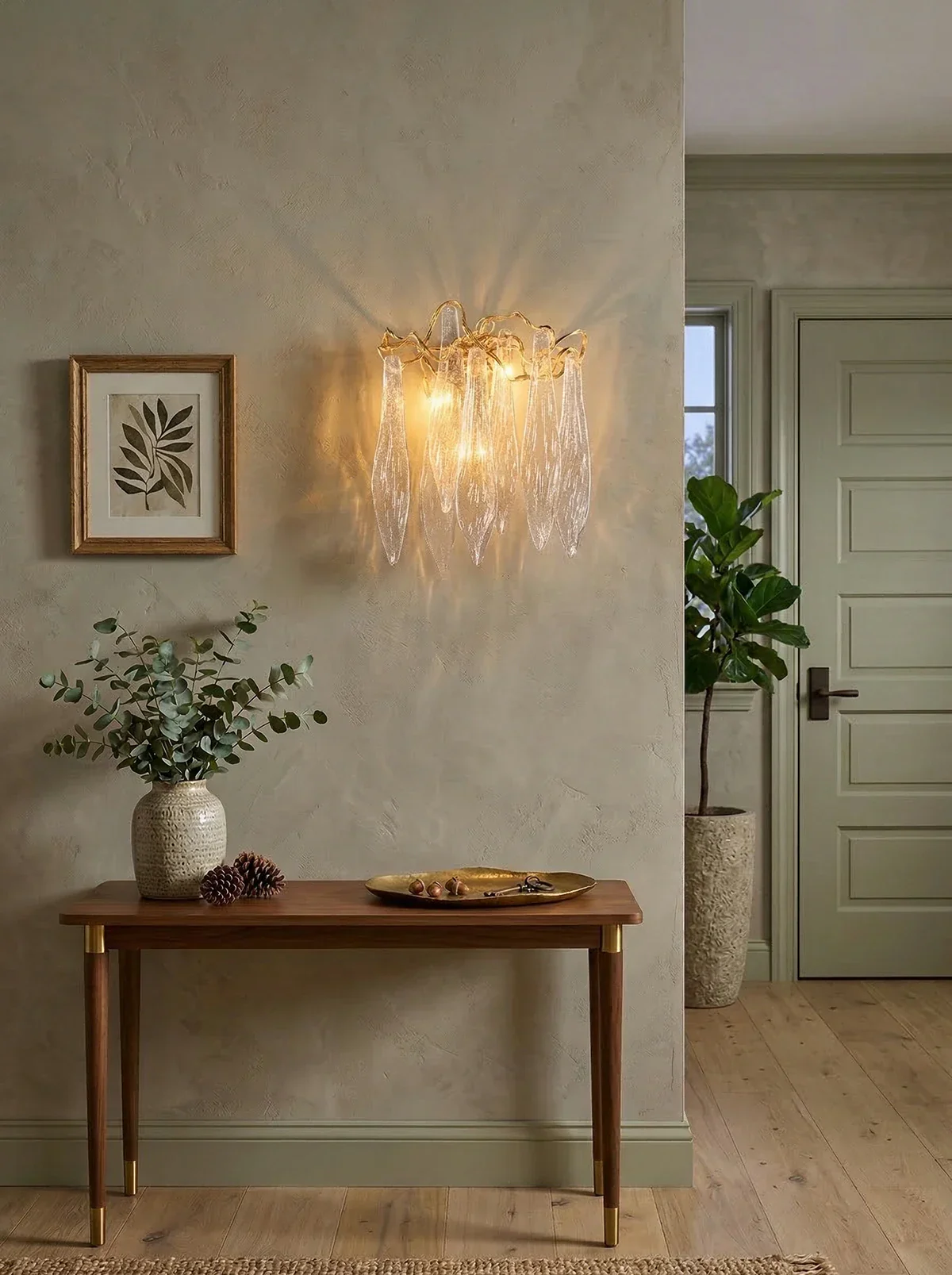 Waterfall Crystal Wall Lamp - Image 4