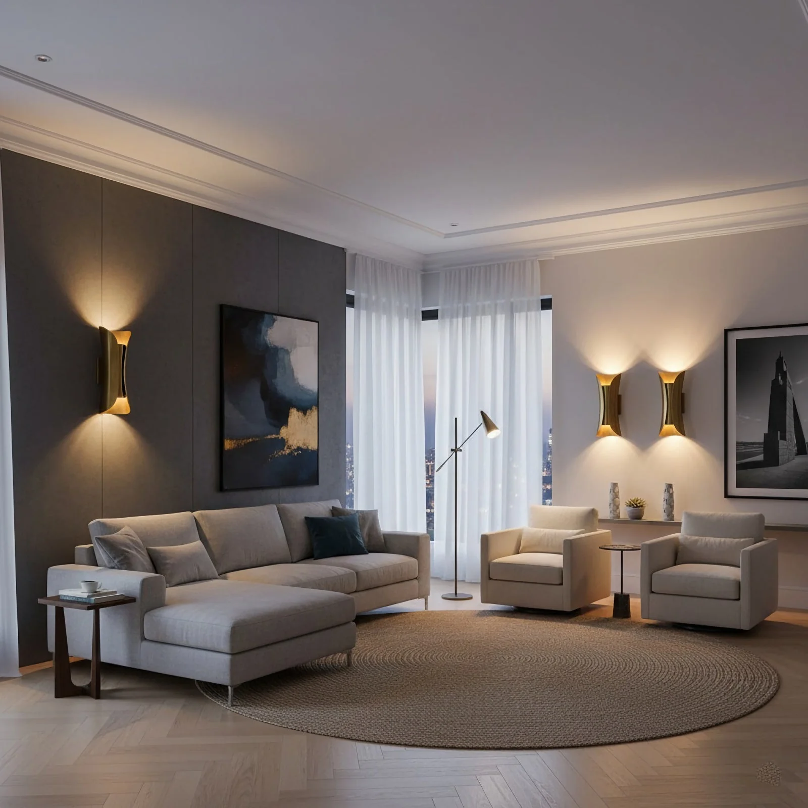 Bronze Modern Wall Lamp - Image 9