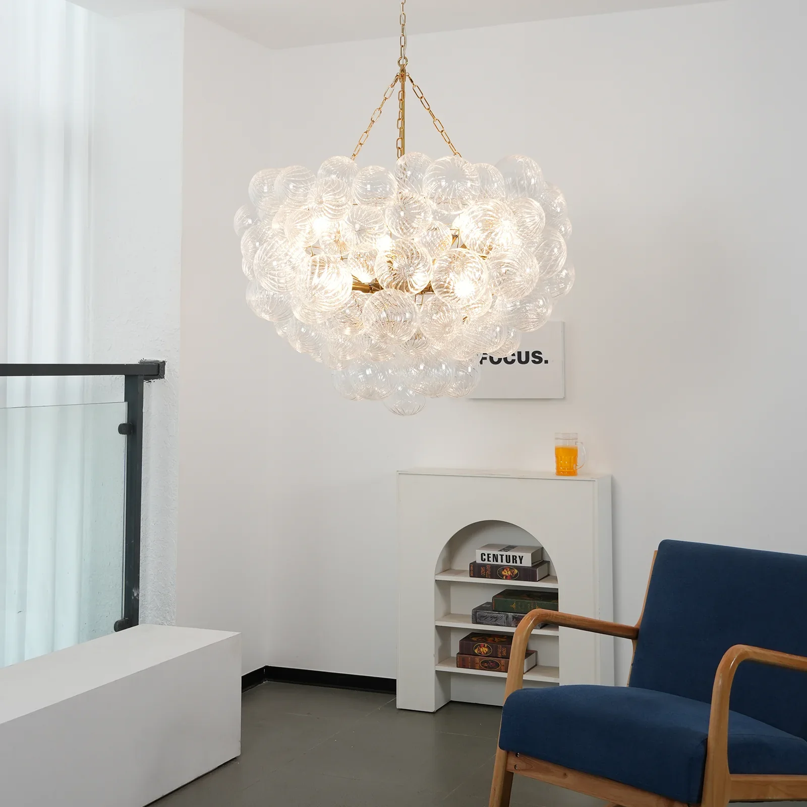 Bubbles Glass Ball Chandelier - Image 7