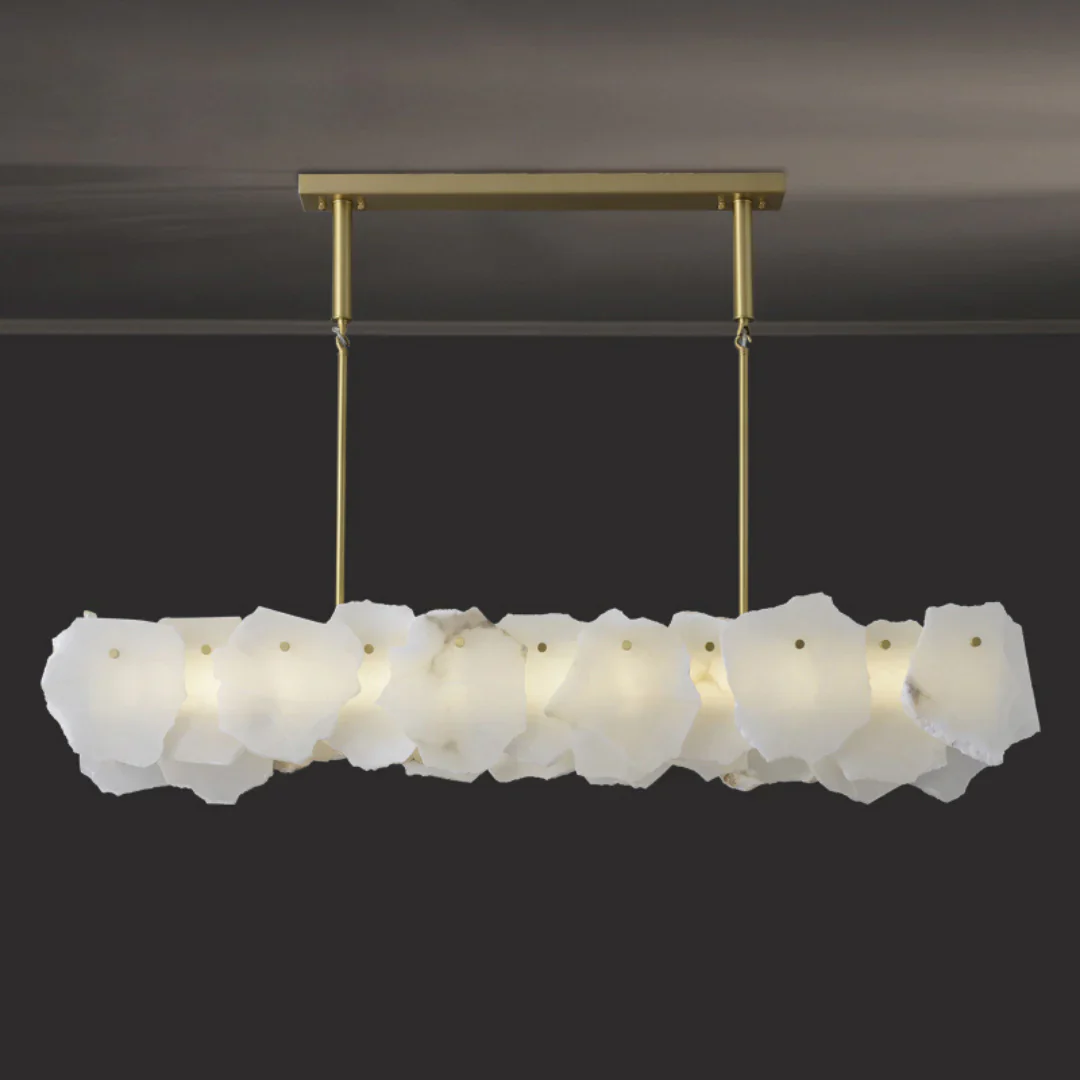 Irregular Burton Alabaster Chandelier - Image 23