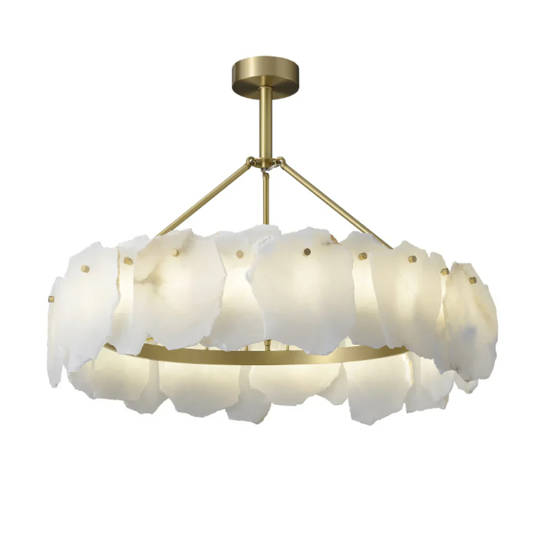 Irregular Burton Alabaster Chandelier - Image 29