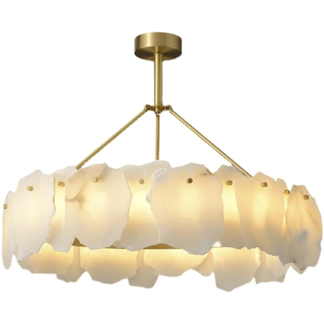 Irregular Burton Alabaster Chandelier - Image 30