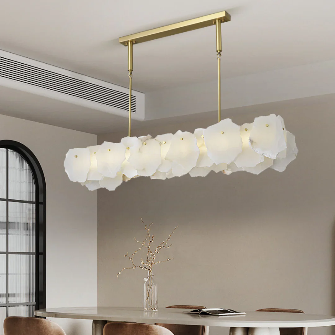 Irregular Burton Alabaster Chandelier - Image 6