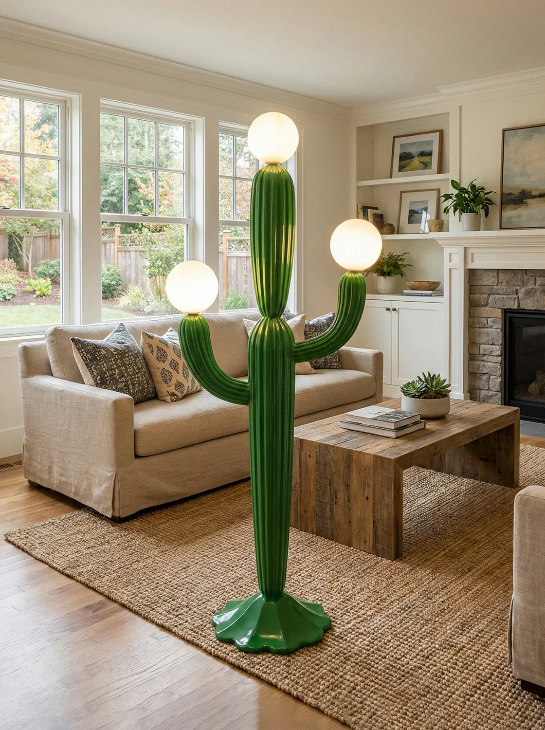 Cactus Glass Floor Lamp - Image 2