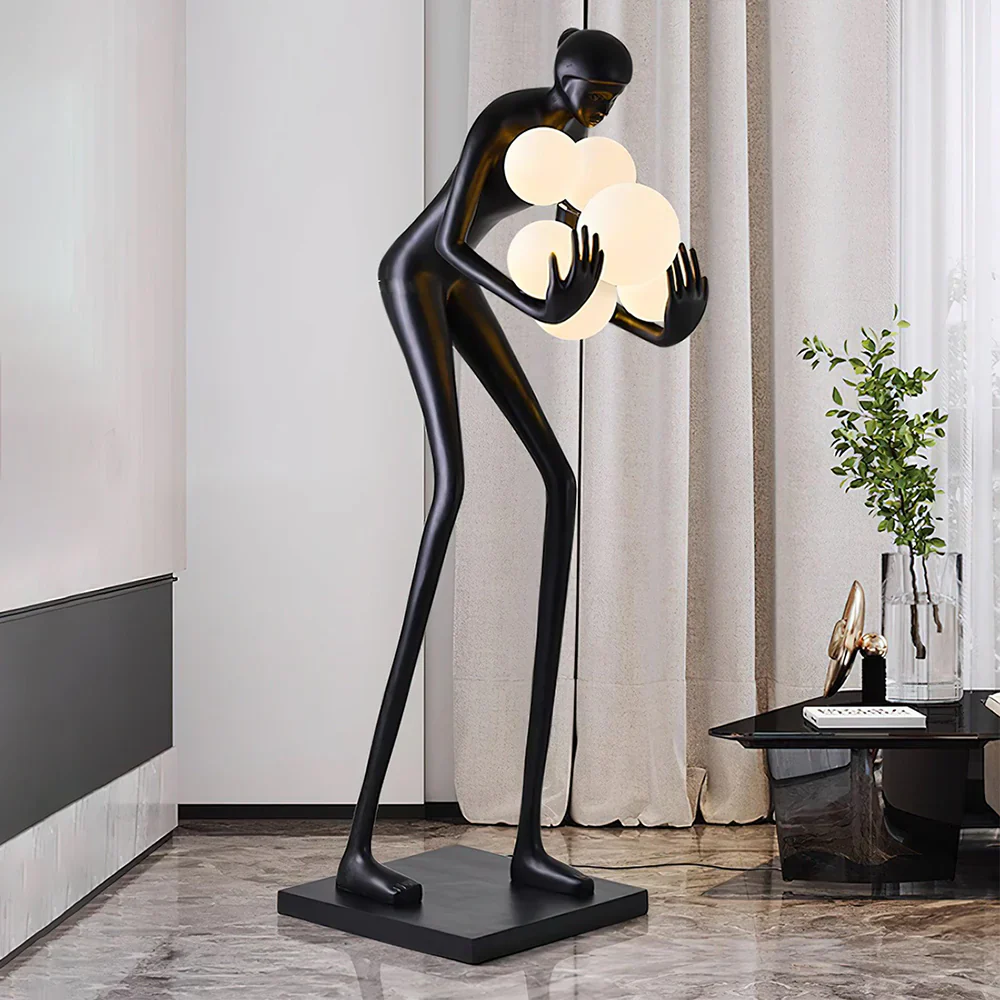 Calliope Statue Decoration Floor Lamp - Image 3