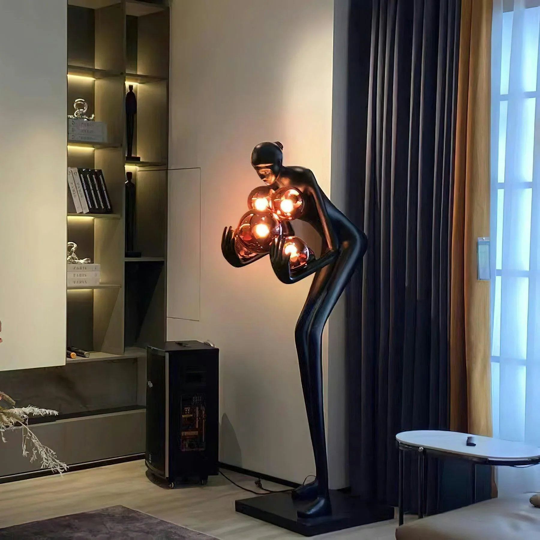 Calliope Statue Decoration Floor Lamp - Image 4