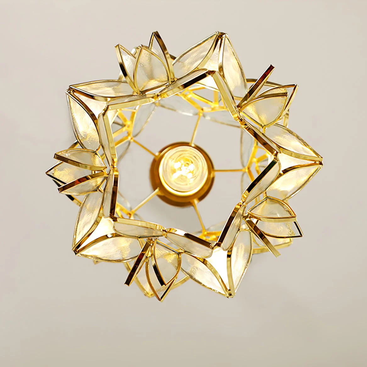 Floral Glass Pendant Lamp - Image 20