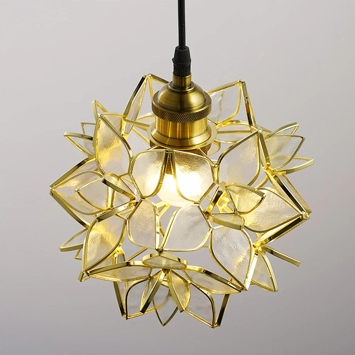 Floral Glass Pendant Lamp - Image 21
