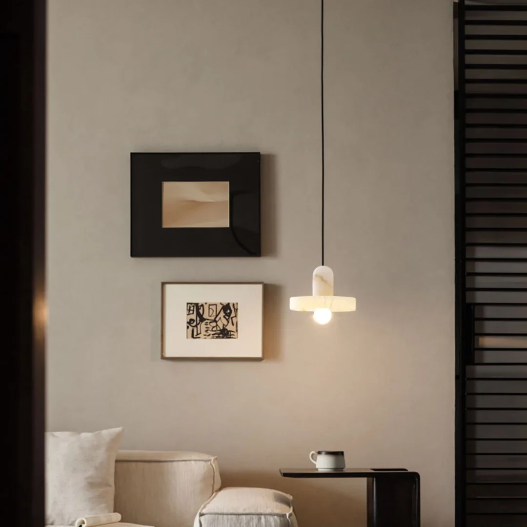 Carrara Alabaster Pendant Lamp - Image 21