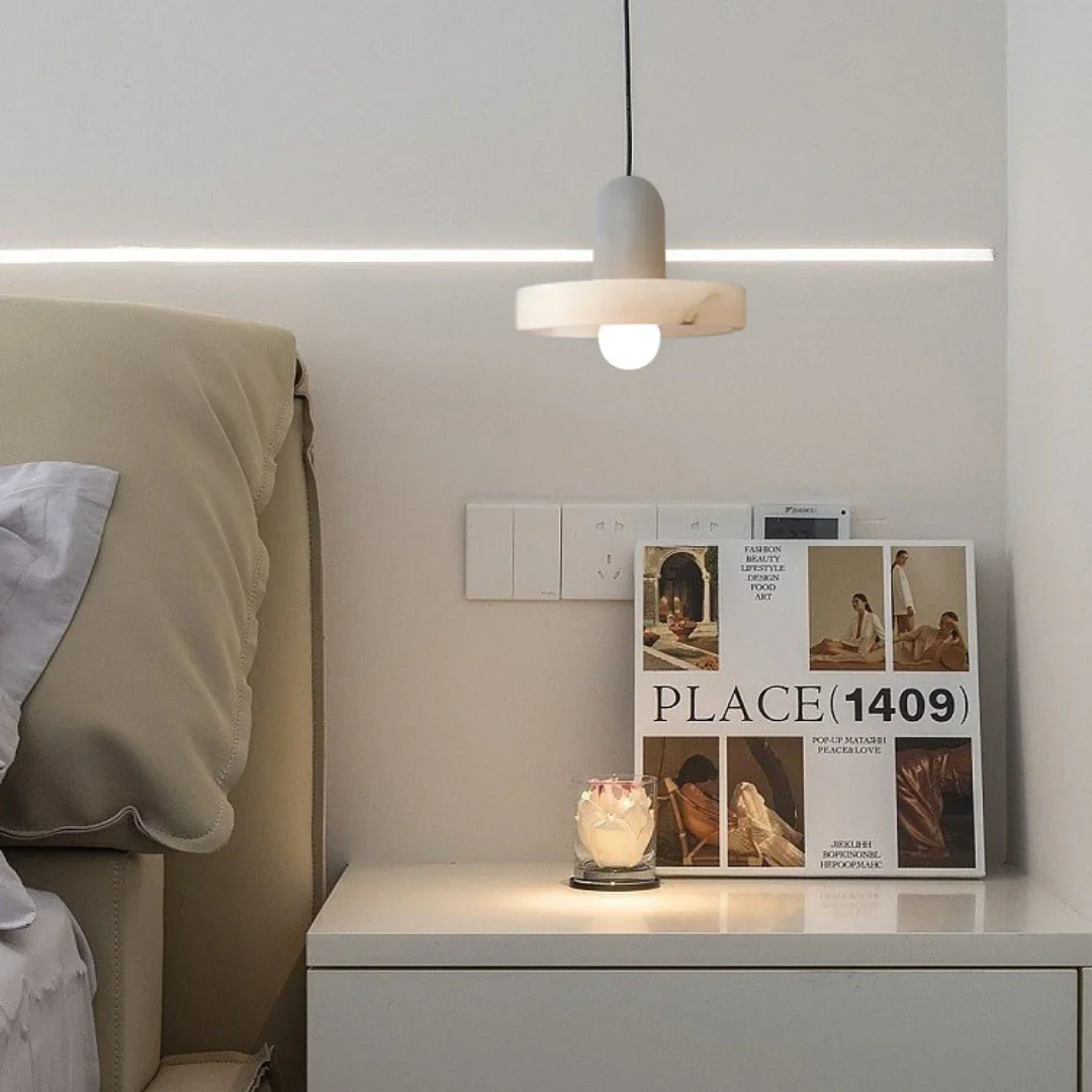 Carrara Alabaster Pendant Lamp - Image 26