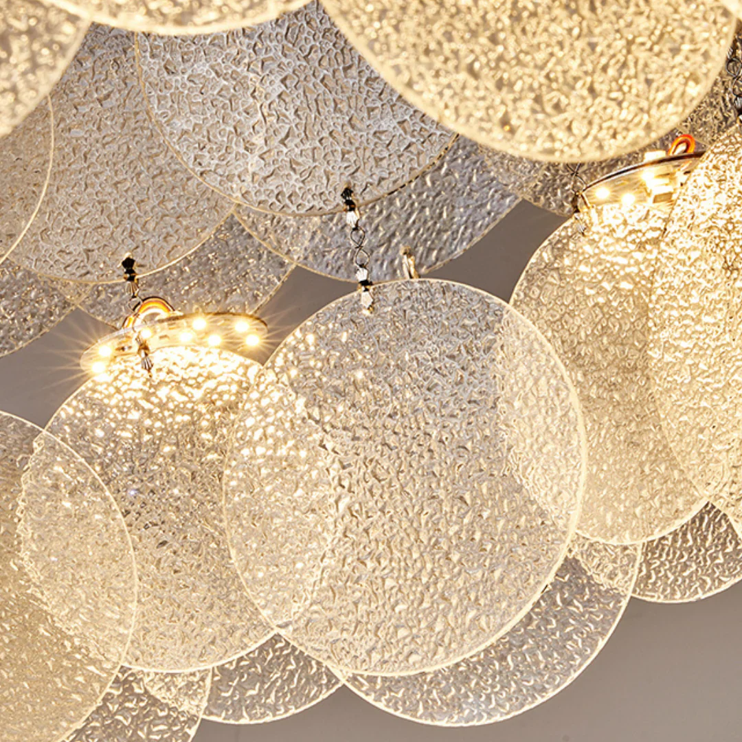 Casper Disc Glass Ceiling Lamp - Image 15
