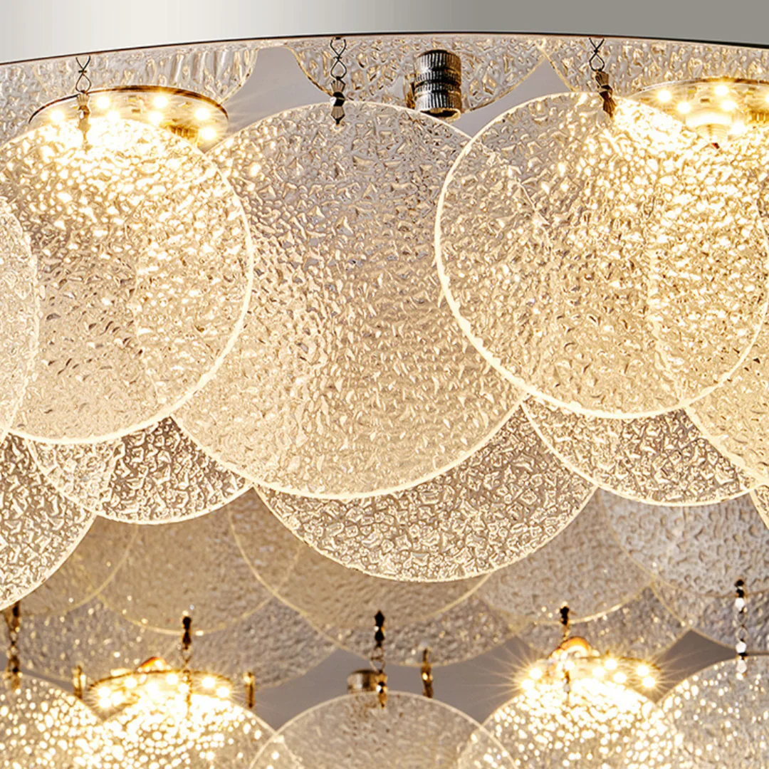 Casper Disc Glass Ceiling Lamp - Image 16