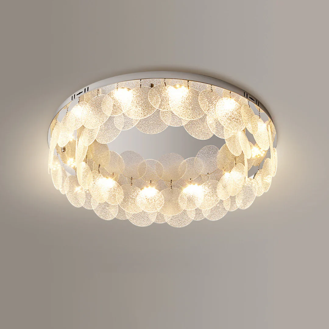 Casper Disc Glass Ceiling Lamp - Image 17
