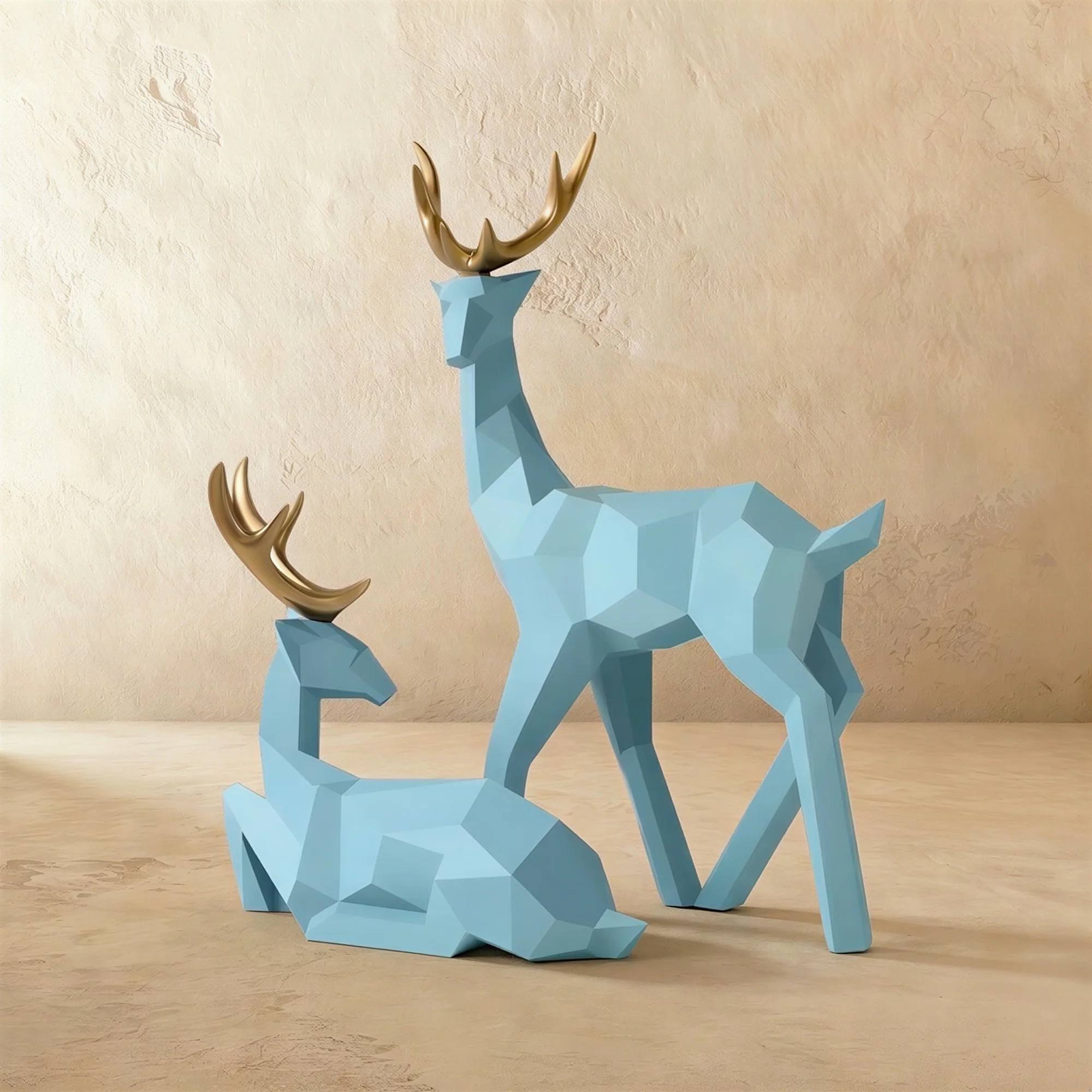 Cervidae Handcrafted Reindeer Figurines - Image 11