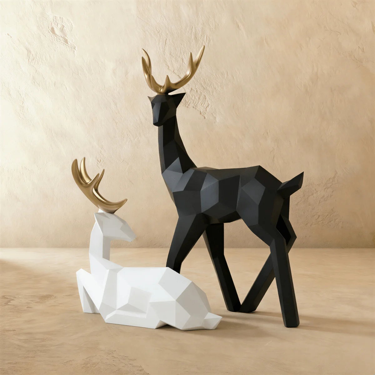 Cervidae Handcrafted Reindeer Figurines - Image 3