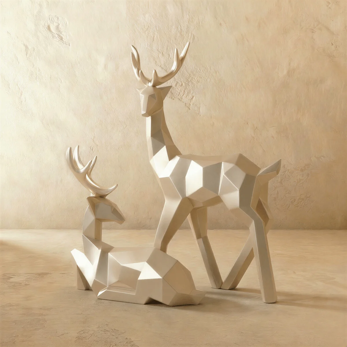 Cervidae Handcrafted Reindeer Figurines - Image 5