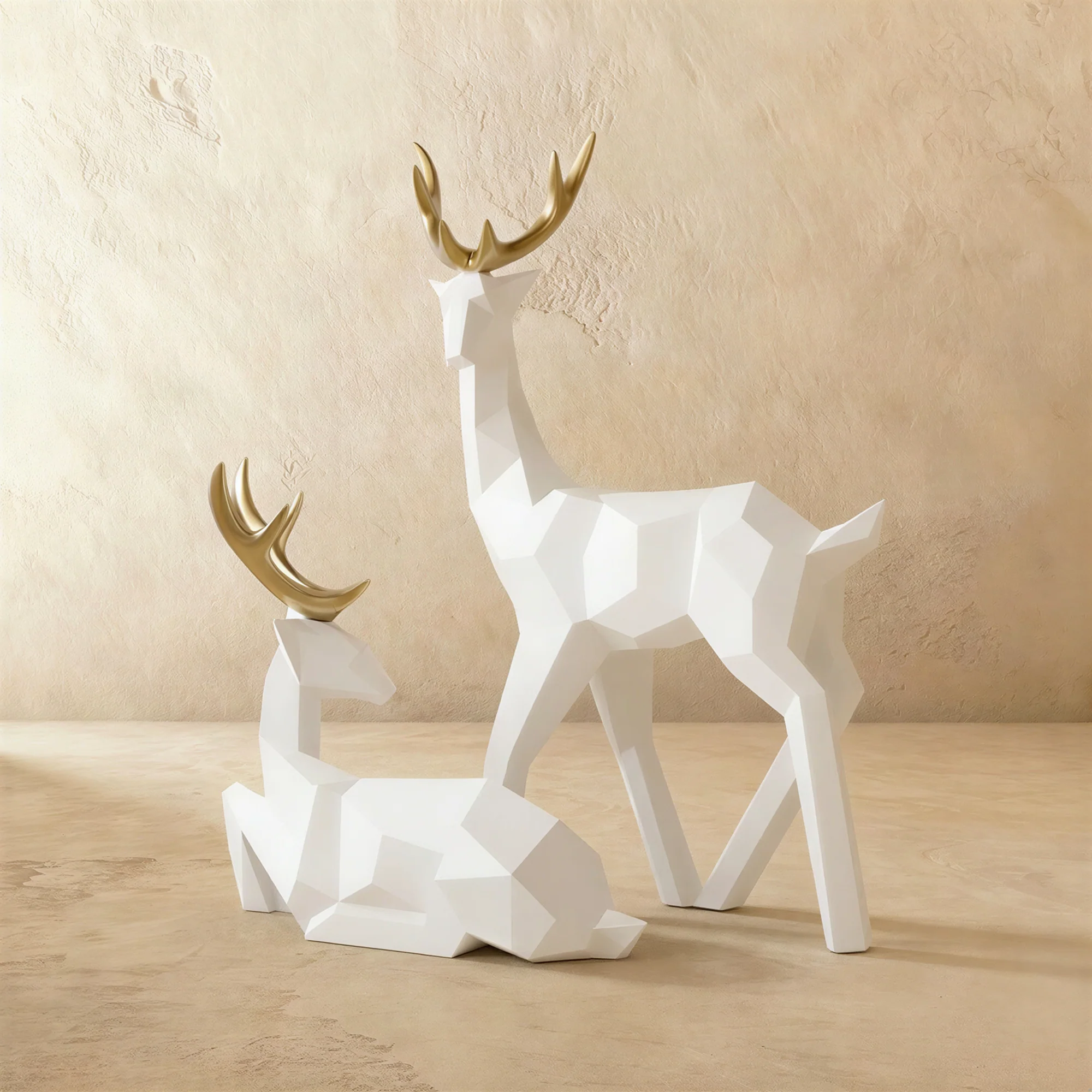 Cervidae Handcrafted Reindeer Figurines - Image 9