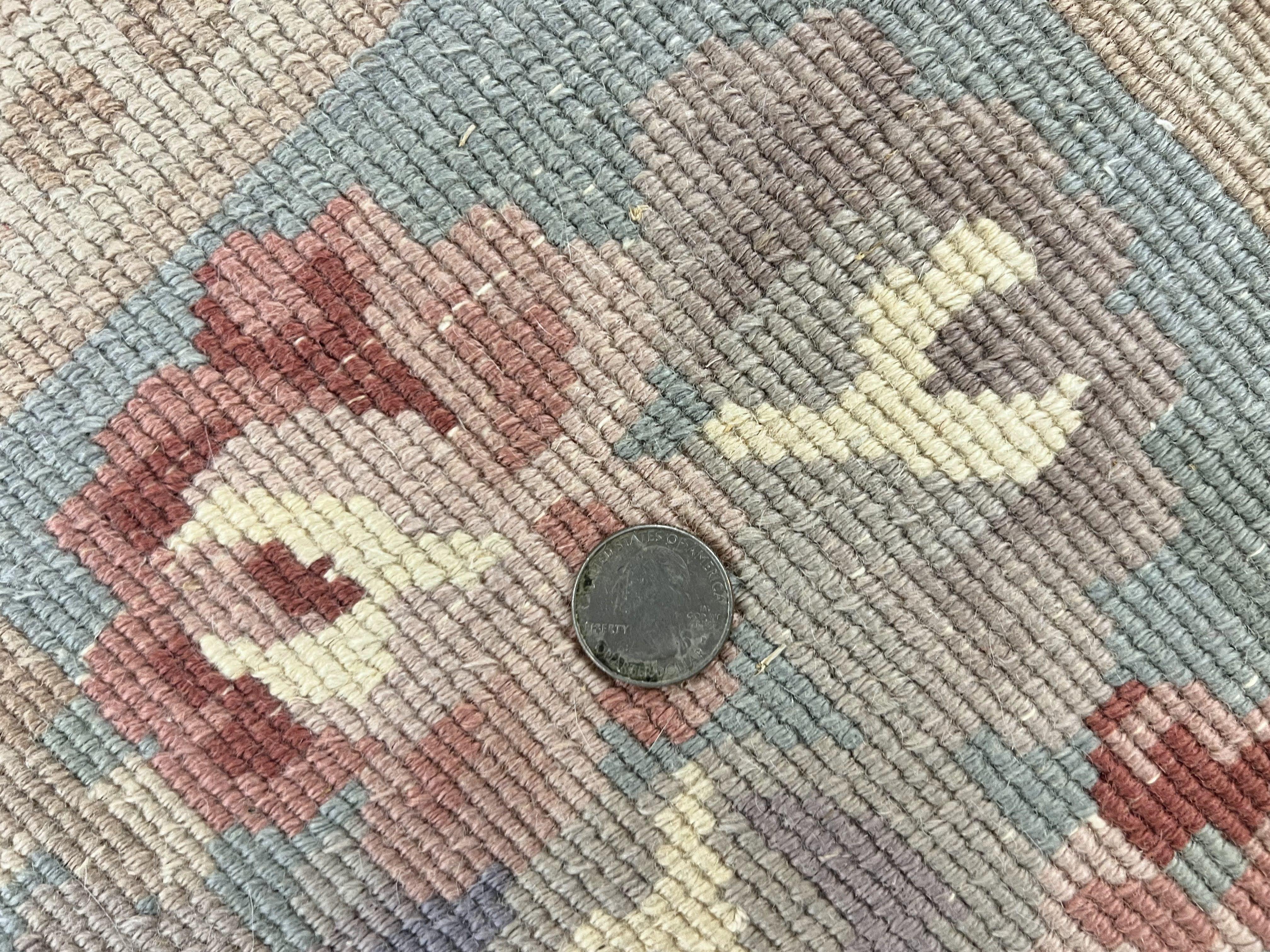 Chinese Carving Rug 8x10, Chinese Wool Carpet 8 x 10, Cream, 120 Line Rug, Vintage Handmade Art Deco Asian Oriental Rug, Aubusson Rug - Image 10