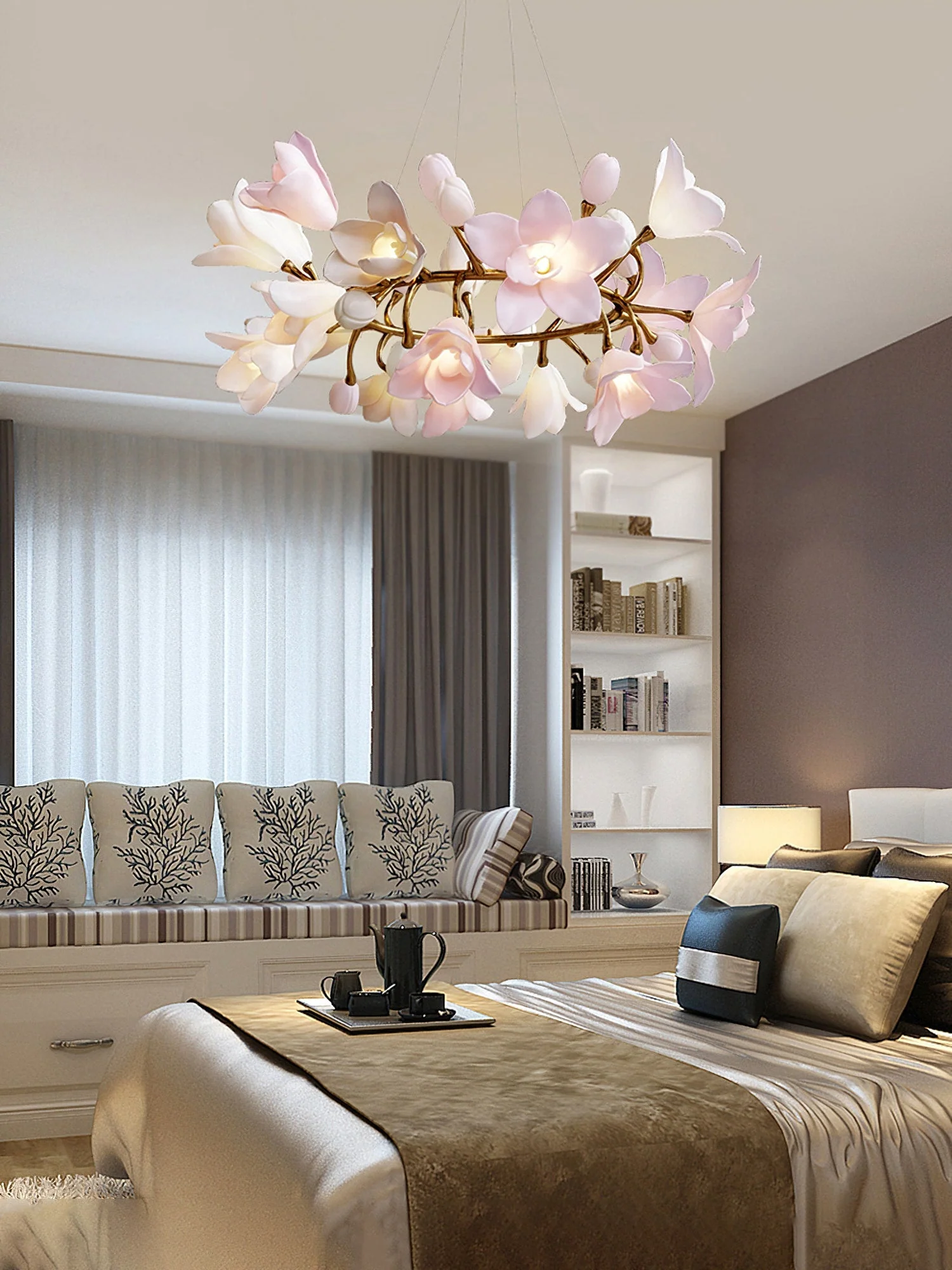 Circular Blossom Chandelier - Image 17