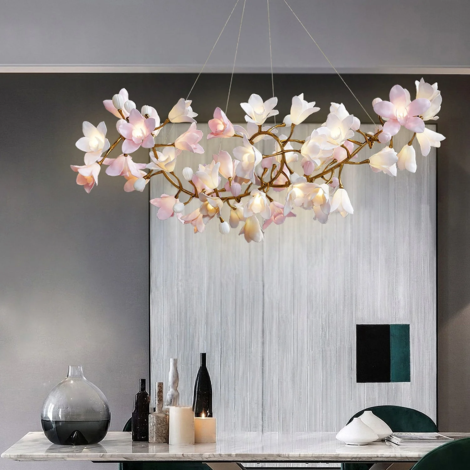 Circular Blossom Chandelier - Image 3