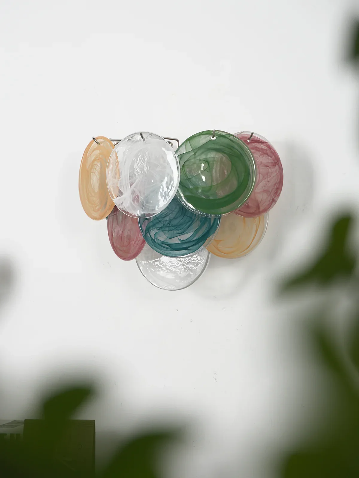 Colorful Murano Disc Wall Lamp - Image 5