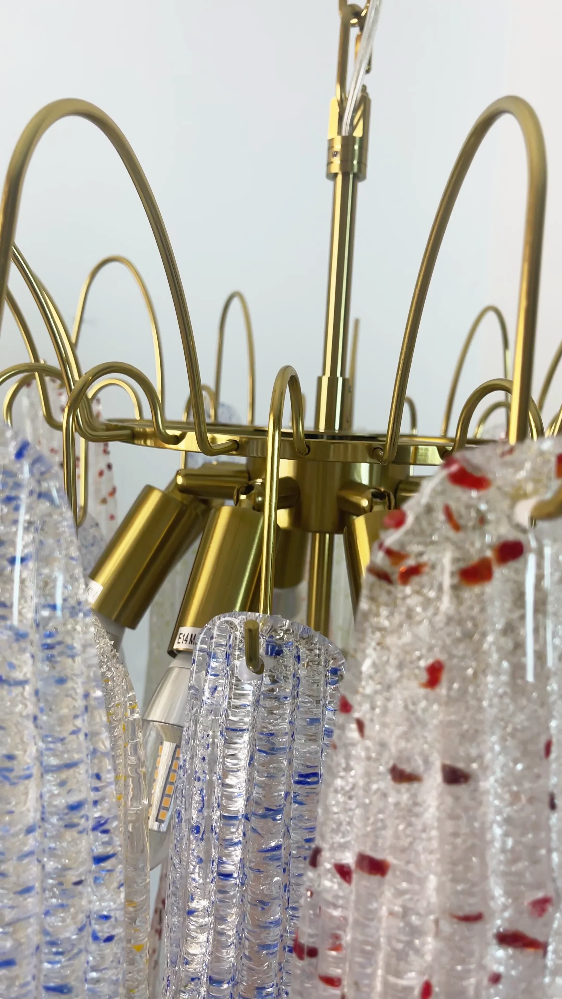 Colorful Murano Glass Chandelier - Image 29
