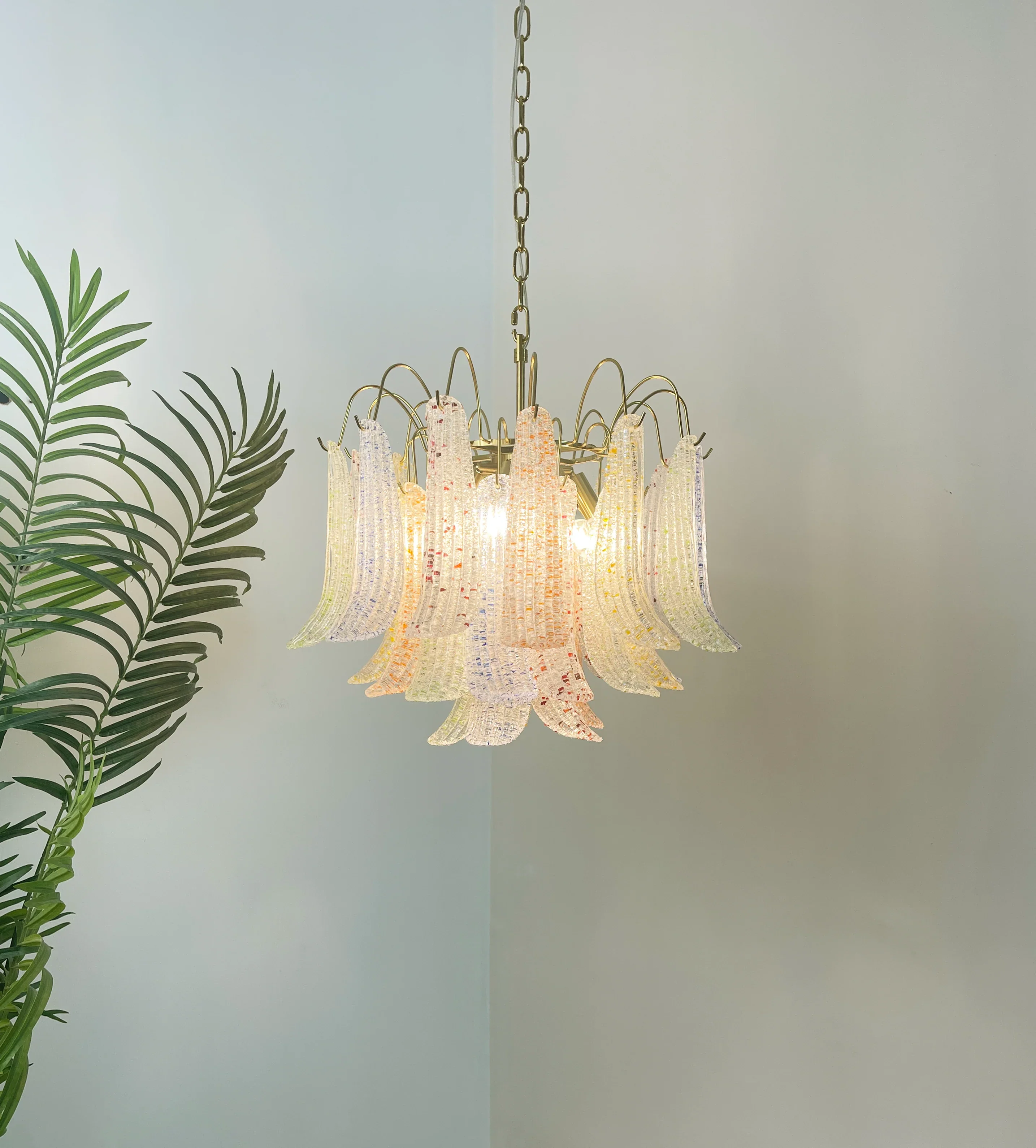 Colorful Murano Glass Chandelier - Image 5