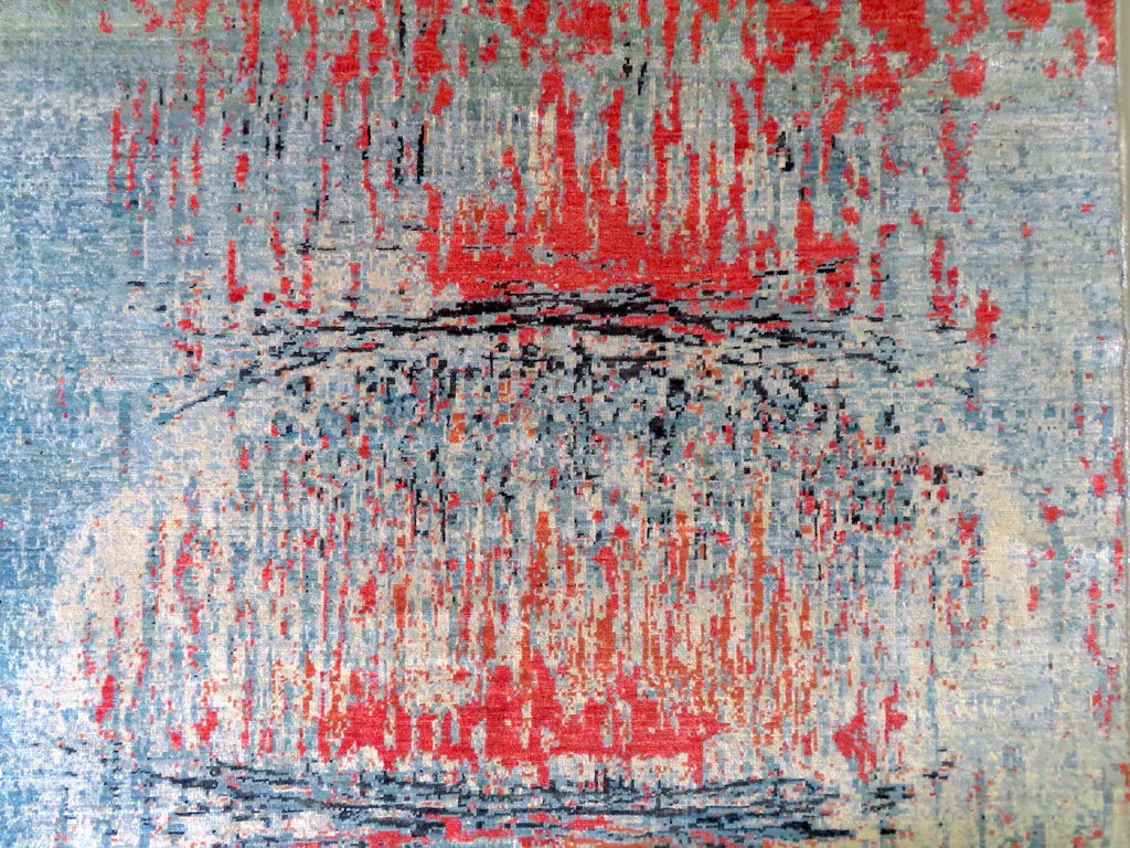 Contemporary Gabbeh (5x8) aqu/mt - Image 9