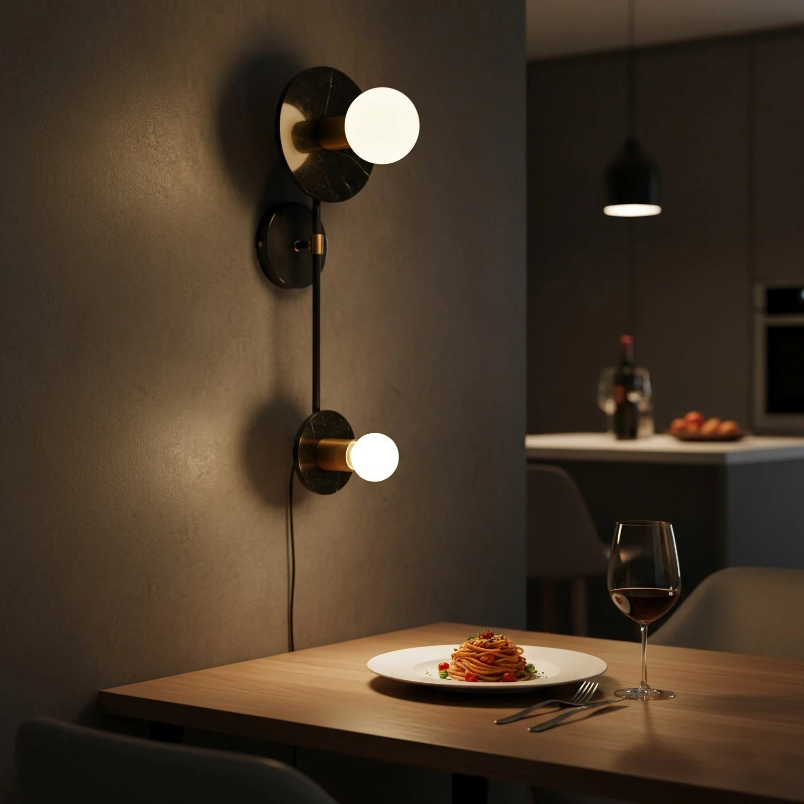 Contemporary Geometric Composition Wall Lamp - Image 14