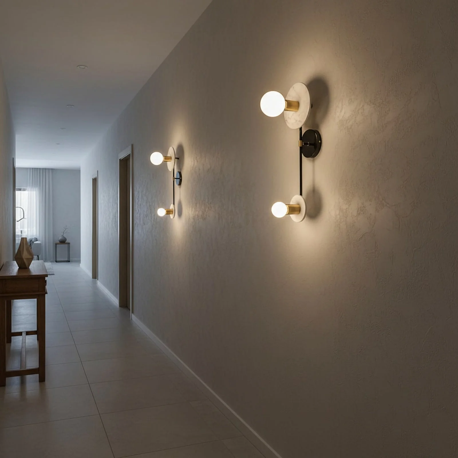 Contemporary Geometric Composition Wall Lamp - Image 15