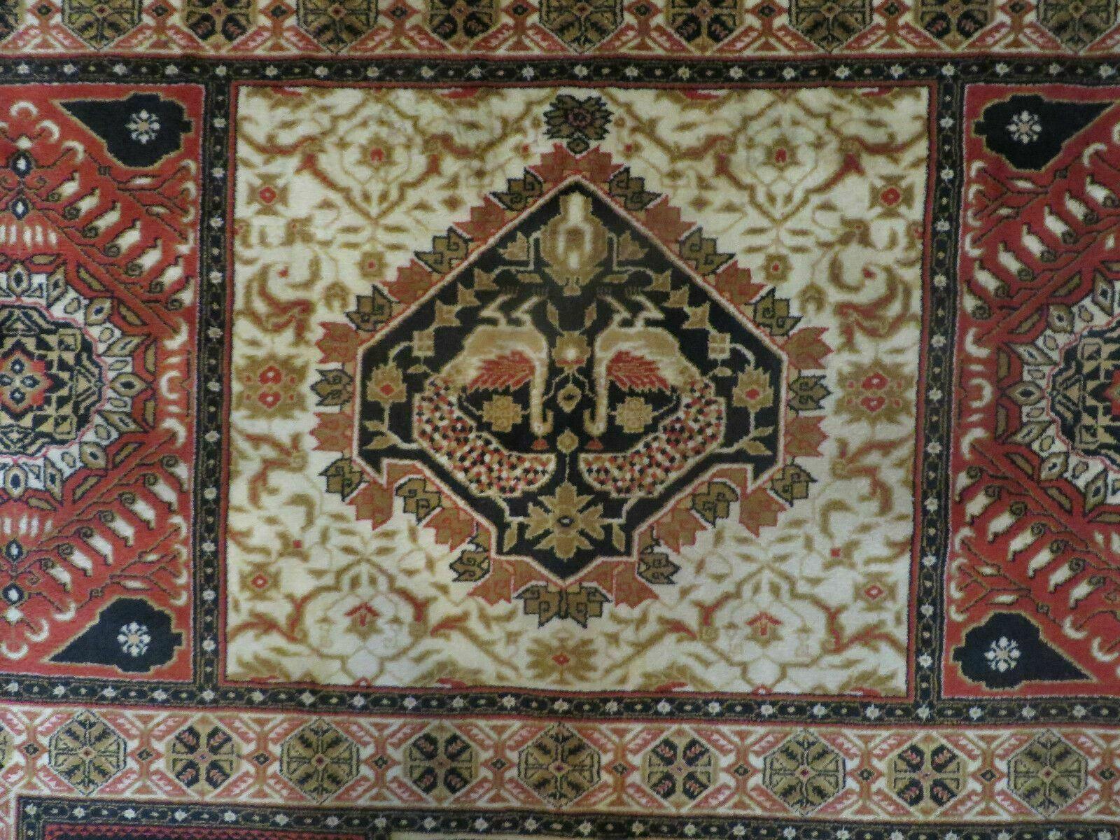 Couristan Rug 10x14, Large Belgium Power Loomed Wool Carpet 10 x 14 ft, Brown Tan Cream Oriental Rug, Living Room Rug, Large Area Rug - Image 4