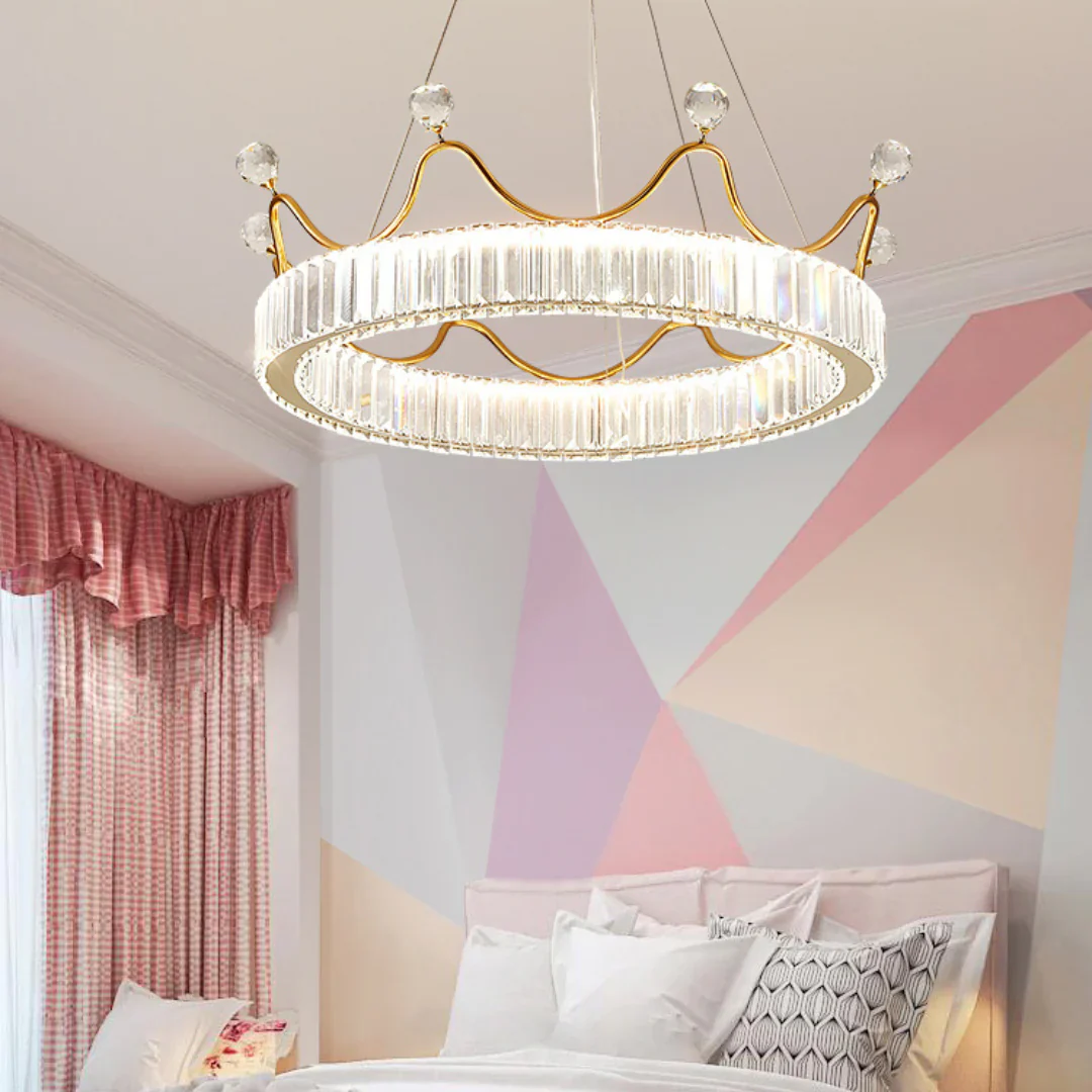 Crown Crystal Round Crystal Chandelier - Image 11