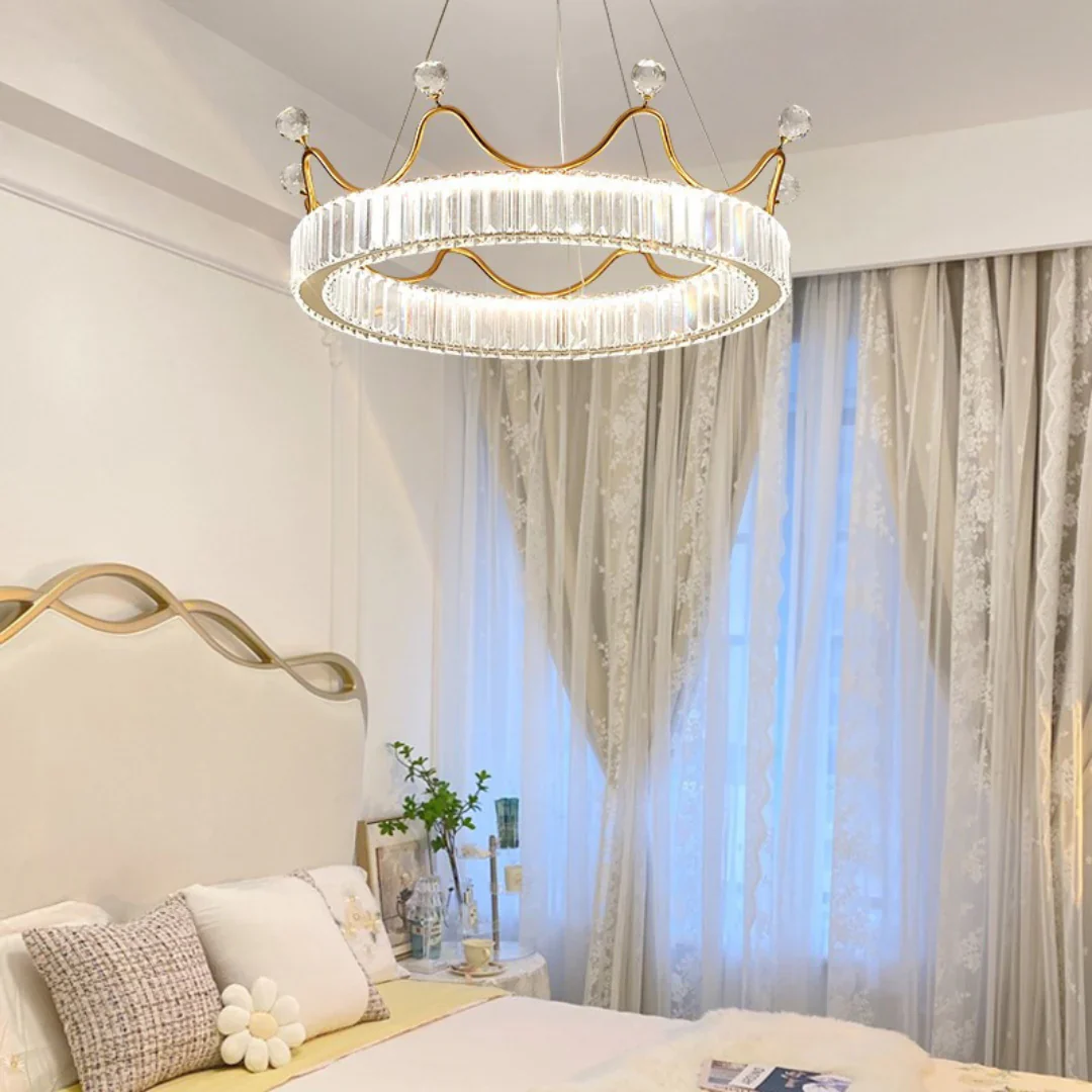 Crown Crystal Round Crystal Chandelier - Image 12